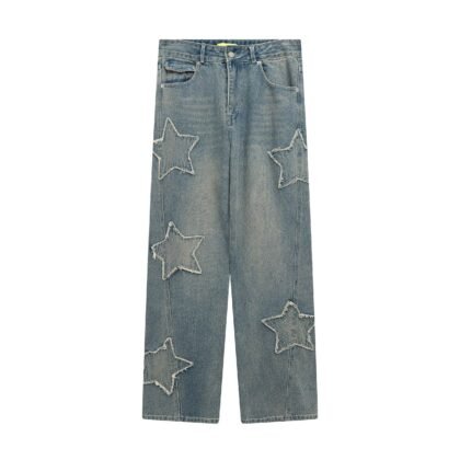Star Embroidered Pants