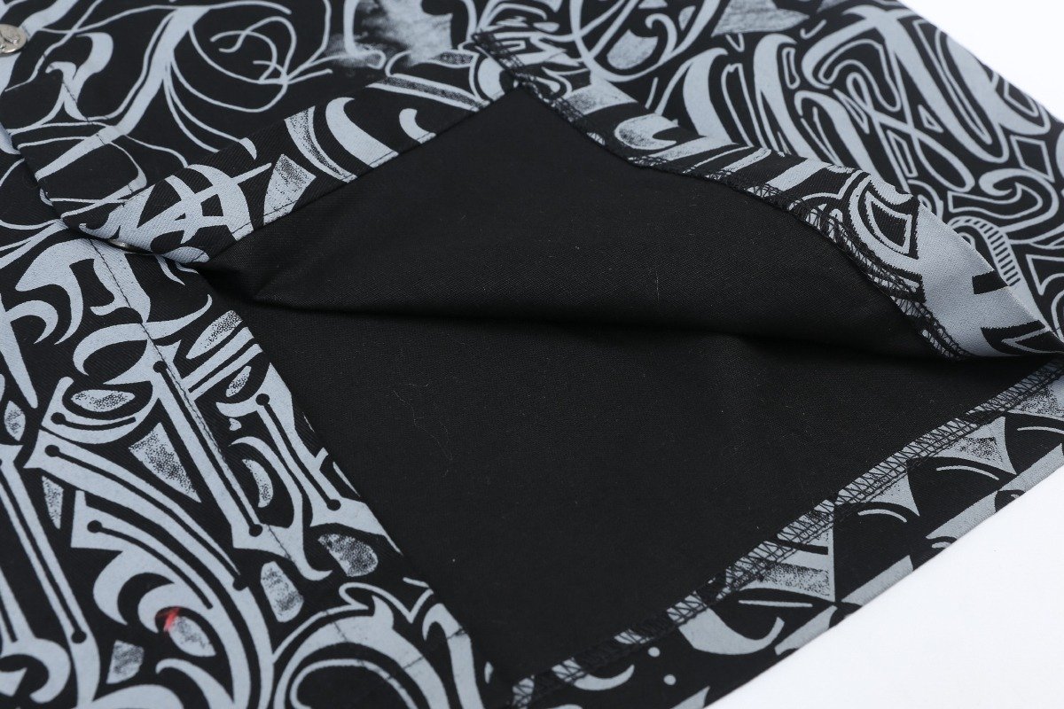 Graffiti Print Oversized Shirt - Image 8