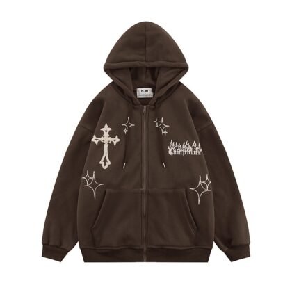 Gothic Printed Hoodie