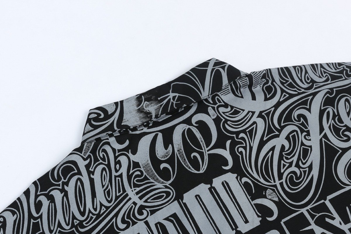 Graffiti Print Oversized Shirt - Image 7