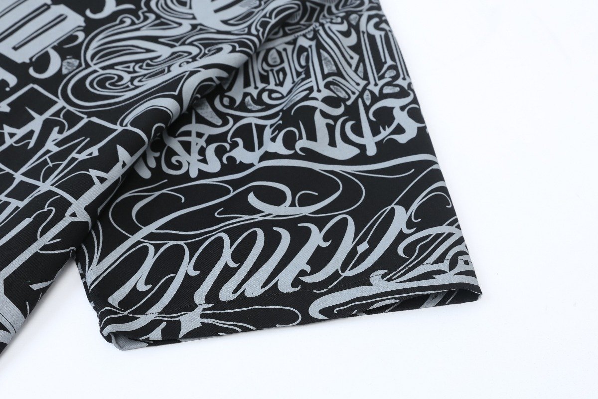 Graffiti Print Oversized Shirt - Image 9