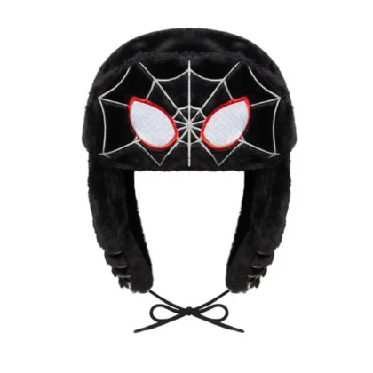 Ushanka Hat Black Spider