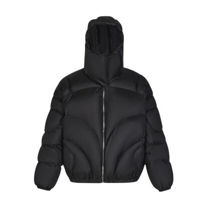 Detachable Solid Puffy Jacket