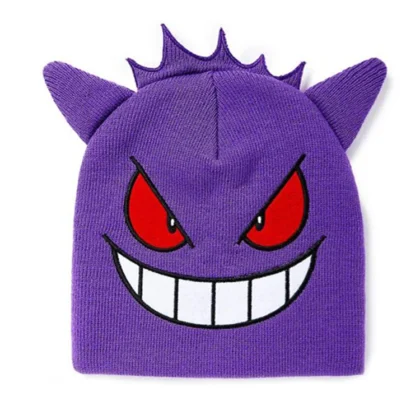 Beanie Embroidery Knitted Gengar