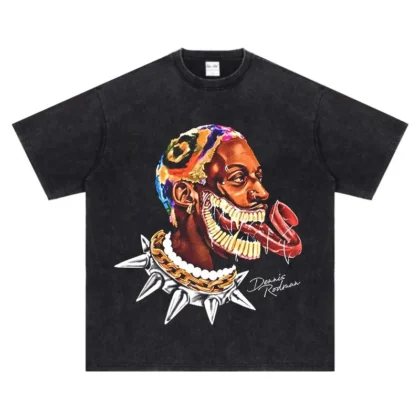 Retro Rodman Printed T-Shirt