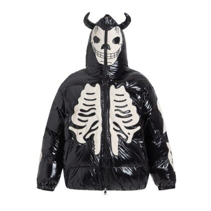 "The Lich" Skeletons Puffer Jacket