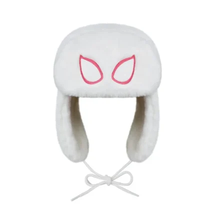 Spider Eyes Ushanka Hat White