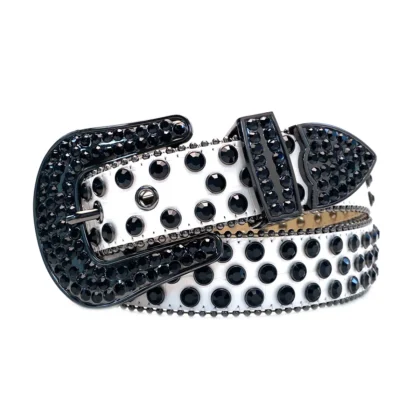 Rhinestone Shiny Rivet Belt