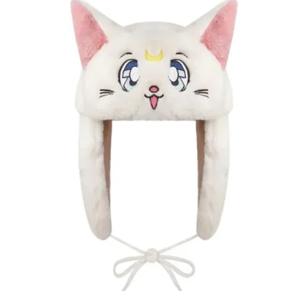 Sailor Moon Ushanka Hat White