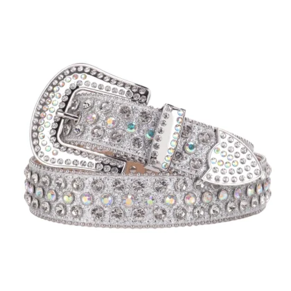 Sparkle Rhinestones Belt Handmade Studded