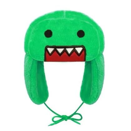 Domo Kun Ushanka Hat Green