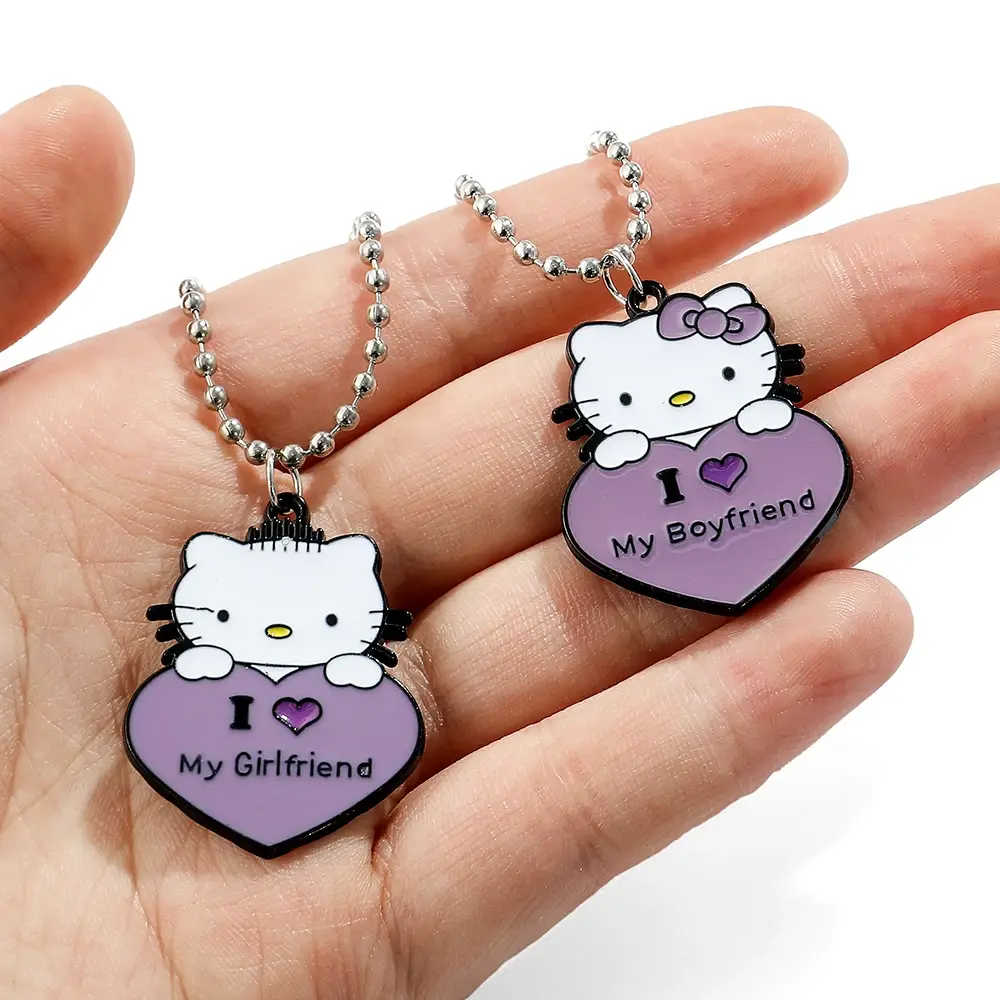 Matching Hello Kitty "Mutual Love" Necklace - Image 6