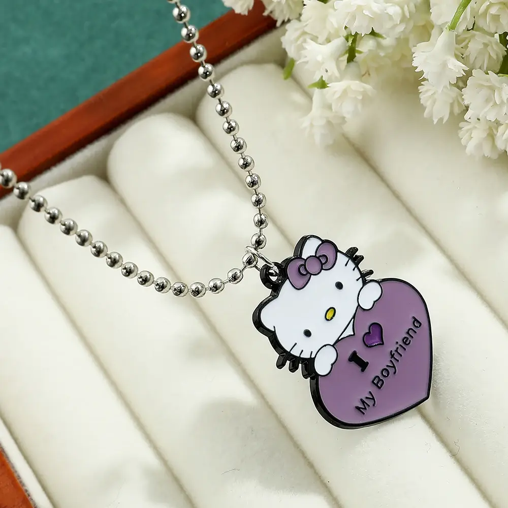 Matching Hello Kitty "Mutual Love" Necklace - Image 4
