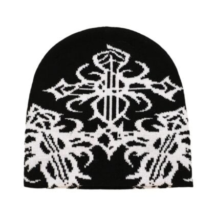 Y2K Gothic Pattern Beanie
