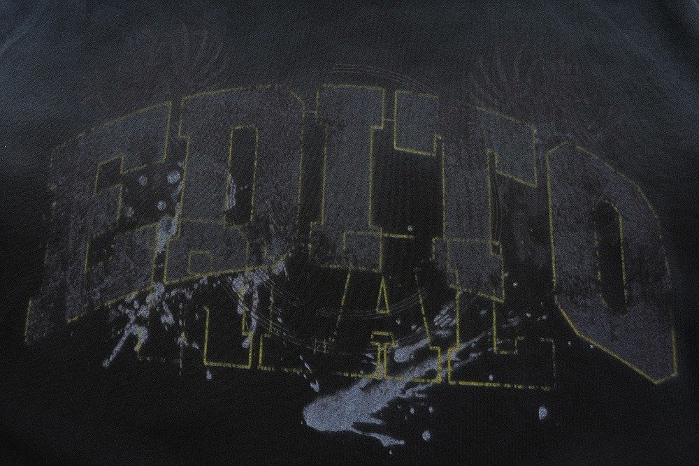 Editorial Department Washed Logo Hoodie - Image 3