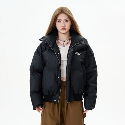 Stone Star Full Neck Puffer Jacket