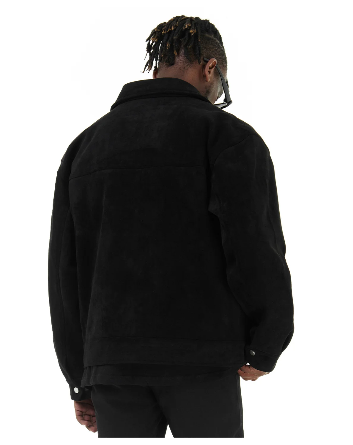 Vintage Multi Pocket Suede Jacket - Image 7