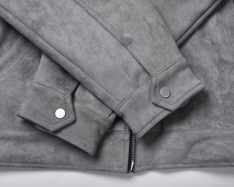 Vintage Multi Pocket Suede Jacket - Image 11