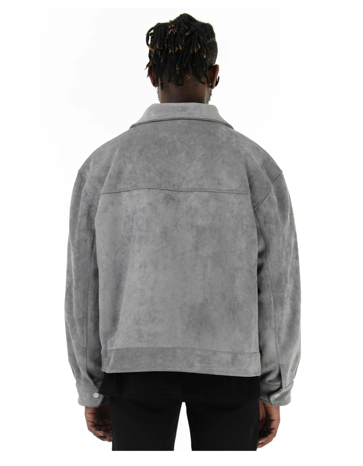 Vintage Multi Pocket Suede Jacket - Image 5