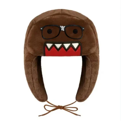 Glasses Domo Kun Ushanka Hat