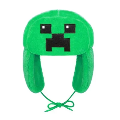 Minecraft Greeper Ushanka Hat